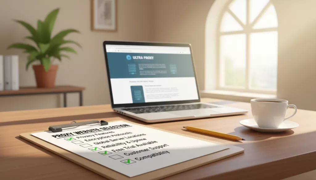 checklist for choosing a proxy website checklist for choosing a proxy website